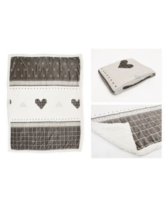 Daunex - Plaid Morbidotto Light Disegno "Verbier'' 130x160 cm 2