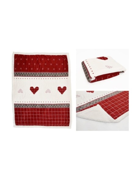 Daunex - Plaid Morbidotto Light Disegno "Verbier'' 130x160 cm