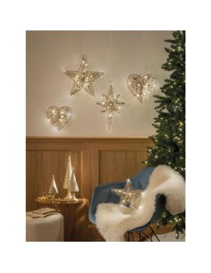 L'Oca Nera - CUORE PICCOLO CON 10 LEDS cm 25x25 PENSIERI SPLENDENTI 2