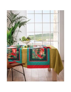 L'Oca Nera - Tropical Chic - Runner Antimacchia cm 155 x 50, 2 posti 2