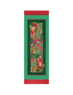 L'Oca Nera - Tropical Chic - Runner Antimacchia cm 155 x 50, 2 posti
