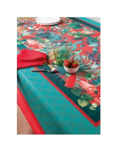 L'Oca Nera - Tropical Chic - Tovaglia Antimacchia  cm 155 x 230 · 8 posti
