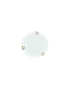 La Porcellana Bianca·valentino Oro Piatto Traforato 15 Cm Gb 2