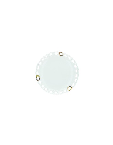La Porcellana Bianca·valentino Oro Piatto Traforato 15 Cm Gb