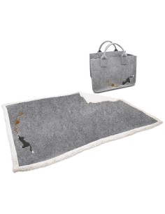 Daunex - Plaid Morbidotto Friend C/App.130x160 In Borsa Feltro variante Gomitolo 2
