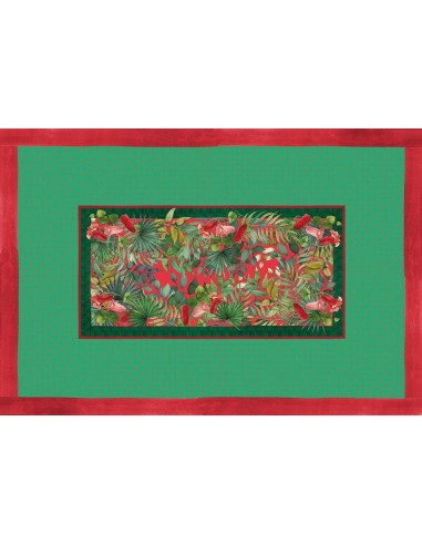 L'Oca Nera - Tropical Chic - Tovaglia Antimacchia  cm 155 x 320 · 12 posti