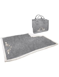 Daunex - Plaid Morbidotto Friend C/App.130x160 In Borsa Feltro variante Bassotti 2