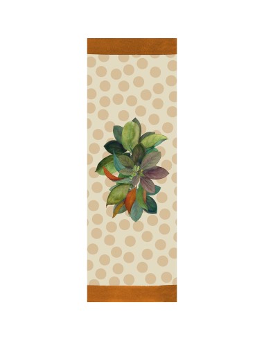 L'Oca Nera - Flora Pois - Runner Antimacchia cm 155 x 50, 2 posti