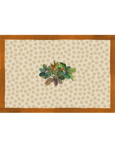L'Oca Nera - Flora Pois - Tovaglia Antimacchia  cm 155 x 180 · 6 posti
