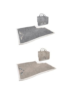 Daunex - Plaid Morbidotto Friend C/App.130x160 In Borsa Feltro variante Bassotti