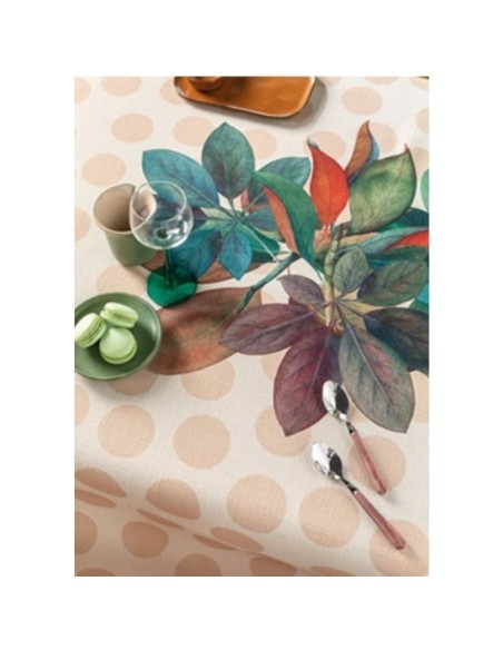 L'Oca Nera - Flora Pois - Tovaglia Antimacchia  cm 155 x 180 · 6 posti
