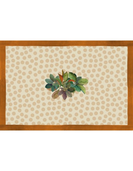 L'Oca Nera - Flora Pois - Tovaglia Antimacchia cm 155 x 155 · 4 posti
