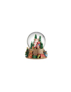 L'Oca Nera - BOULE DE NEIGE PACCHI DONO CON CARILLON Ø cm 13x17 h ARRIVA LA NEVE