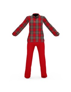 Daunex - Pigiama/Tuta disegno Tartan 2