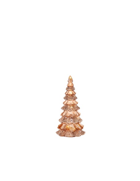 L'Oca Nera - ALBERO PICCOLO CON LEDS Ø 10x20,5 h FORESTA DI CRISTALLO