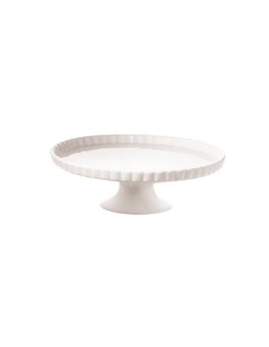 La Porcellana Bianca-Arezzo Alzata Piatto Torta Cm 29X9 Gb Gift Box
