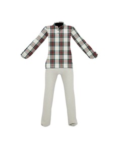 Daunex - Pigiama/Tuta disegno Tartan 2