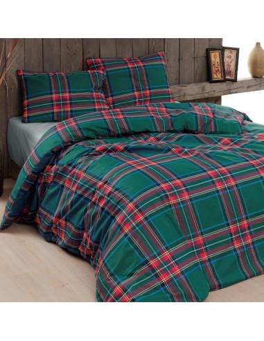 Daunex - Parure Copripiumino matrimoniale Infinity 255x200 Tartan