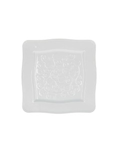 La Porcellana Bianca·piatto Quadrato 26,5 Cm