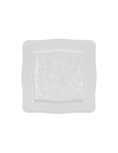 La Porcellana Bianca·piatto Quadrato 26,5 Cm