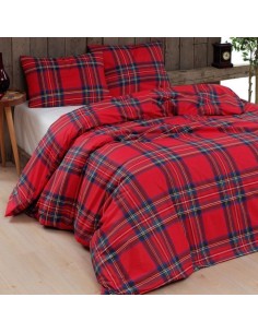 Daunex - Parure Copripiumino Infinity 205x200 (piazza e mezza) Tartan 2