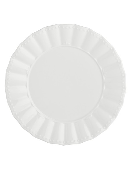 La Porcellana Bianca-Ducale Piatto Frutta Cm 20 Ø20 Cm