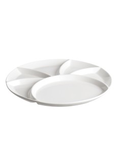 La Porcellana Bianca-Convivio Piatto Fondue/Party Cm 26 Gb Ø26 CM Gift Box 2