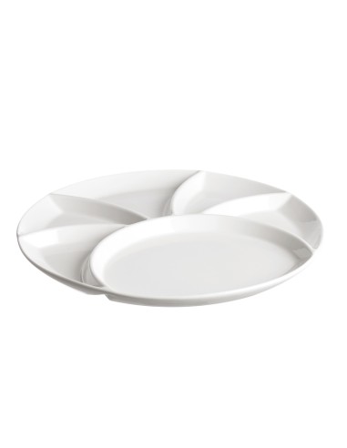 La Porcellana Bianca-Convivio Piatto Fondue/Party Cm 26 Gb Ø26 CM Gift Box