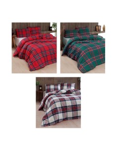 Daunex - Parure Copripiumino Infinity 155x200 (piazza singola) Tartan