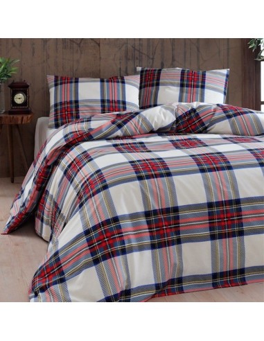 Daunex - Parure Copripiumino Infinity 155x200 (piazza singola) Tartan