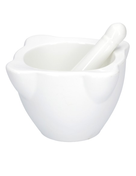 La Porcellana Bianca·mortaio Classico con Pestello Cm 15 in Gift Box