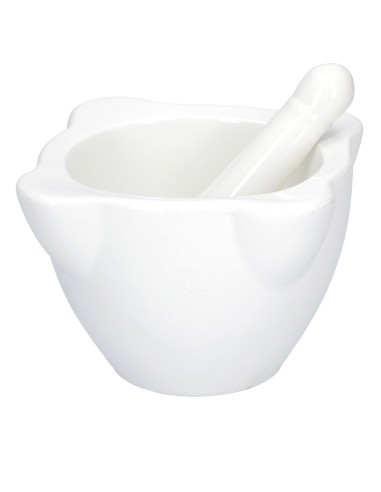 La Porcellana Bianca·mortaio Classico con Pestello Cm 15 in Gift Box