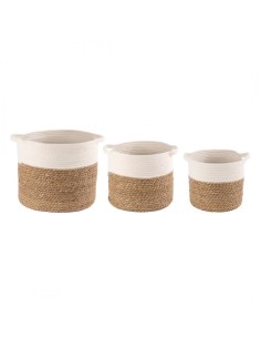CESTI CON MANICI - SET 3 PZ