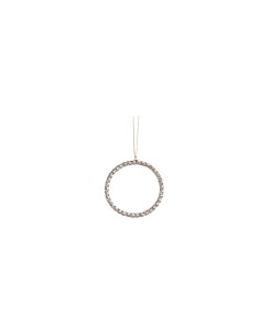 L'Oca Nera - Linea Brillanti Atmosfere ''Pendente Cerchio Con Strass'' 9x9h cm