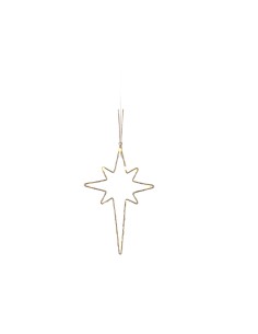L'Oca Nera - Linea Luminose Stelle ''Stella Luminosa Piccola Con Leds'' 25x15h cm