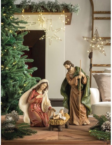 L'Oca Nera - Linea Luminose Stelle ''Stella Luminosa Piccola Con Leds'' 25x15h cm