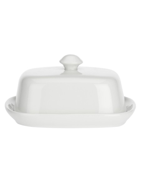 La Porcellana Bianca-Terrine Burriera con Coperchio Cm 14X11 Gb Gift Box