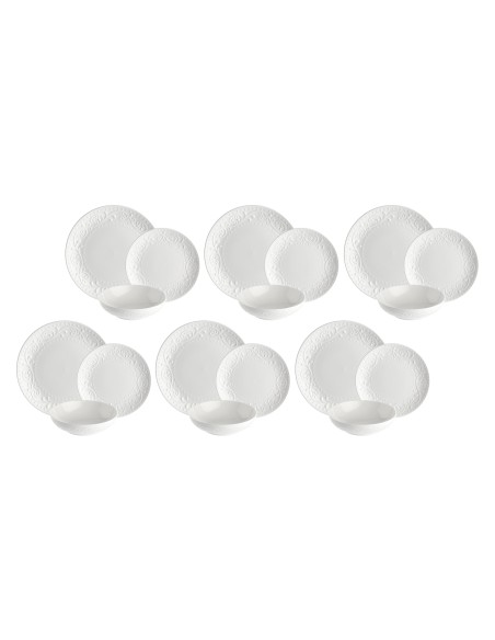 La Porcellana Bianca-Sognante Set Tavola 18 Pz