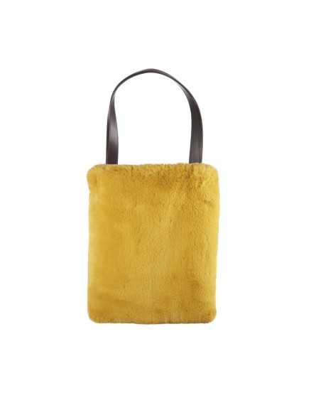 L'Oca Nera - Linea Happy Bags ''Shopper Ocra'' 36x40h cm