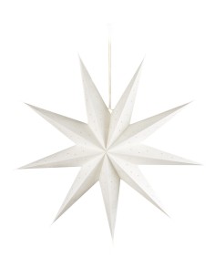 L'Oca Nera - Linea Stelle D'Incanto ''Stella Grande Bianca'' 60x60h cm