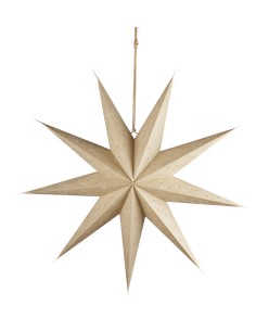 L'Oca Nera - Linea Stelle D'Incanto ''Stella Grande Sabbia'' 60x60h cm