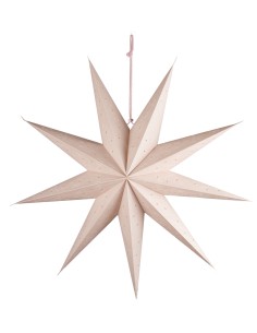 L'Oca Nera - Linea Stelle D'Incanto ''Stella Grande Rosa Chiaro'' 60x60h cm