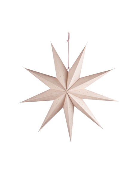 L'Oca Nera - Linea Stelle D'Incanto ''Stella Piccola Rosa Chiaro'' 45x45h cm