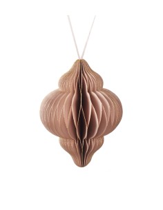 L'Oca Nera - Linea Incantesimi ''Pendente Grande Rosa Chiaro'' ø9x20h cm