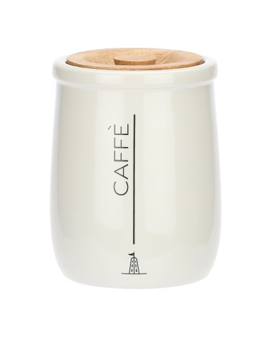 La Porcellana Bianca-Gli Onesti Barattolo Caffe 0 8L Stoneware 10.5X10.5XH13.5 Cm