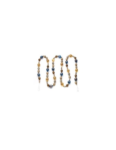 L'Oca Nera - Collane Di Gioia! Collana Decorativa 3 natalizia da appendere multicolor, dim. 180 cm