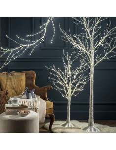 L'Oca Nera - Armonia Di Luce Festone di Natale di colore bianco con 144 luci a led, lunghezza 120 cm 2
