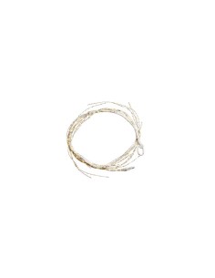 L'Oca Nera - Armonia Di Luce Festone di Natale di colore bianco con 144 luci a led, lunghezza 120 cm