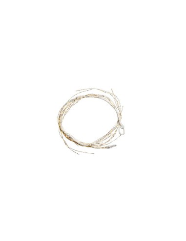L'Oca Nera - Armonia Di Luce Festone di Natale di colore bianco con 144 luci a led, lunghezza 120 cm