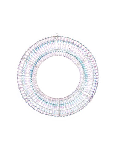 L'Oca Nera - Cristalli Di Luce Corona Piccola Con 600 Led Ø60X13H